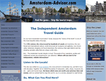 Tablet Screenshot of amsterdam-advisor.com